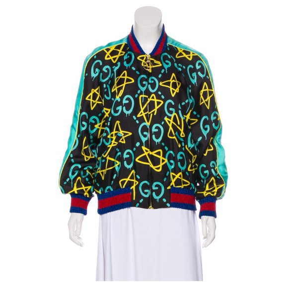 Gucci Jackets & Blazers - GUCCI GucciGhost Silk Jacket w/ Tags